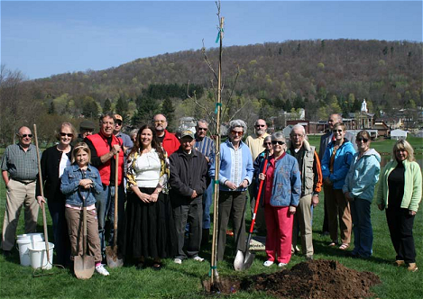 Gerry Coleman memorial tree planting